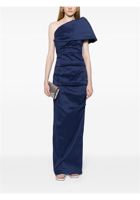 Blue Kat one-shoulder gown Rachel gilbert - women RACHEL GILBERT | 24PTRG61678NAV